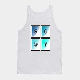 Scary | Periodic Table of Elements Tank Top